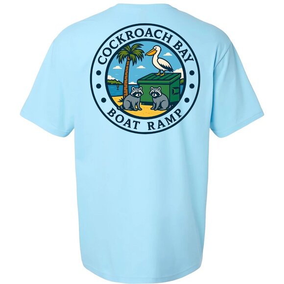 Cockroach Bay Boat Ramp Ruskin Florida Fishing Boating T-shirt Backwater Outdoor - Picture 5 of 6